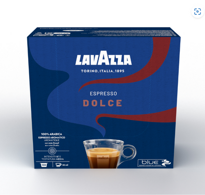 ESPRESSO Dolce 100% Arabica LAVAZZA BLUE 100 Kapseln (920)