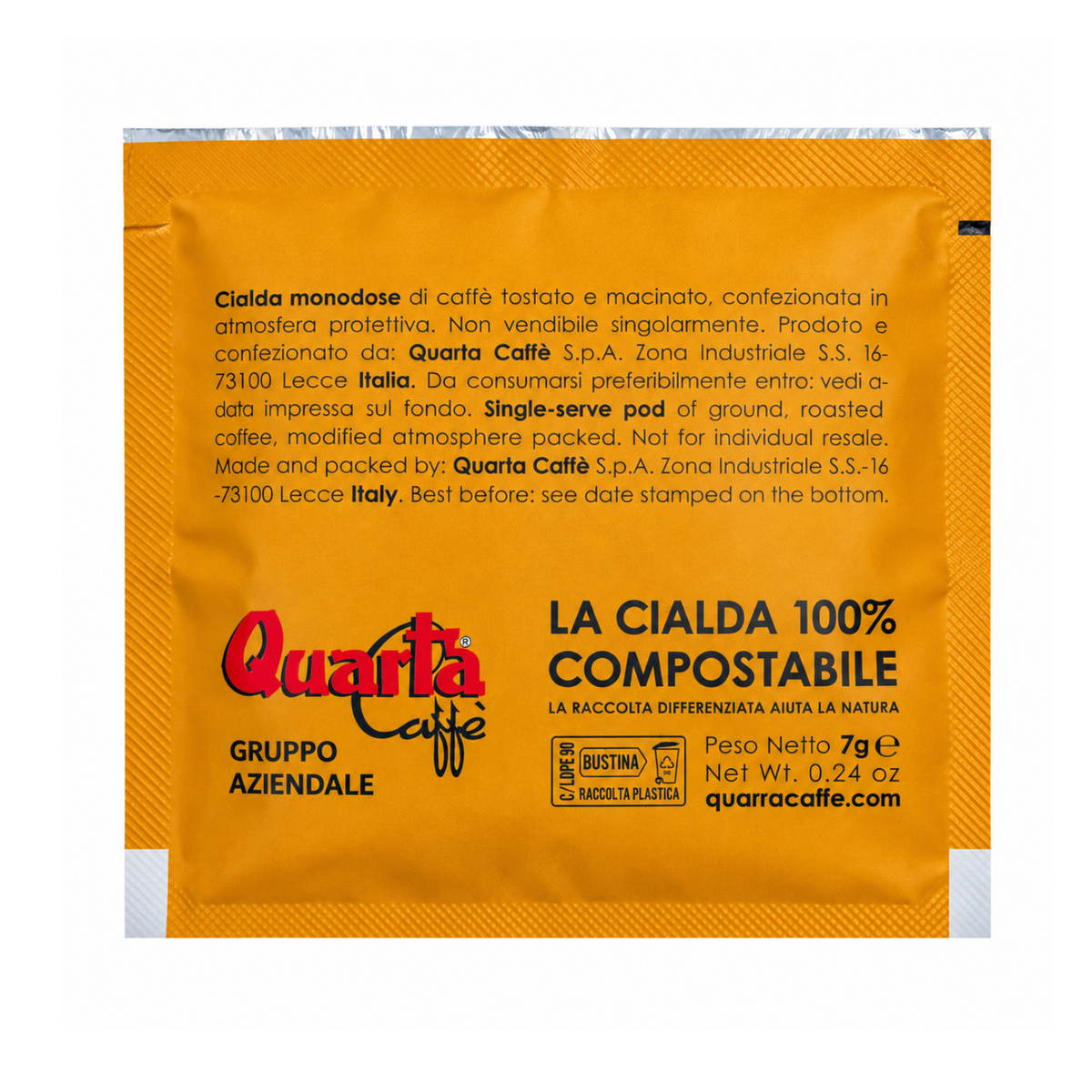 Quarta Moka/2 Pads 44mm 150Stk (QU01)