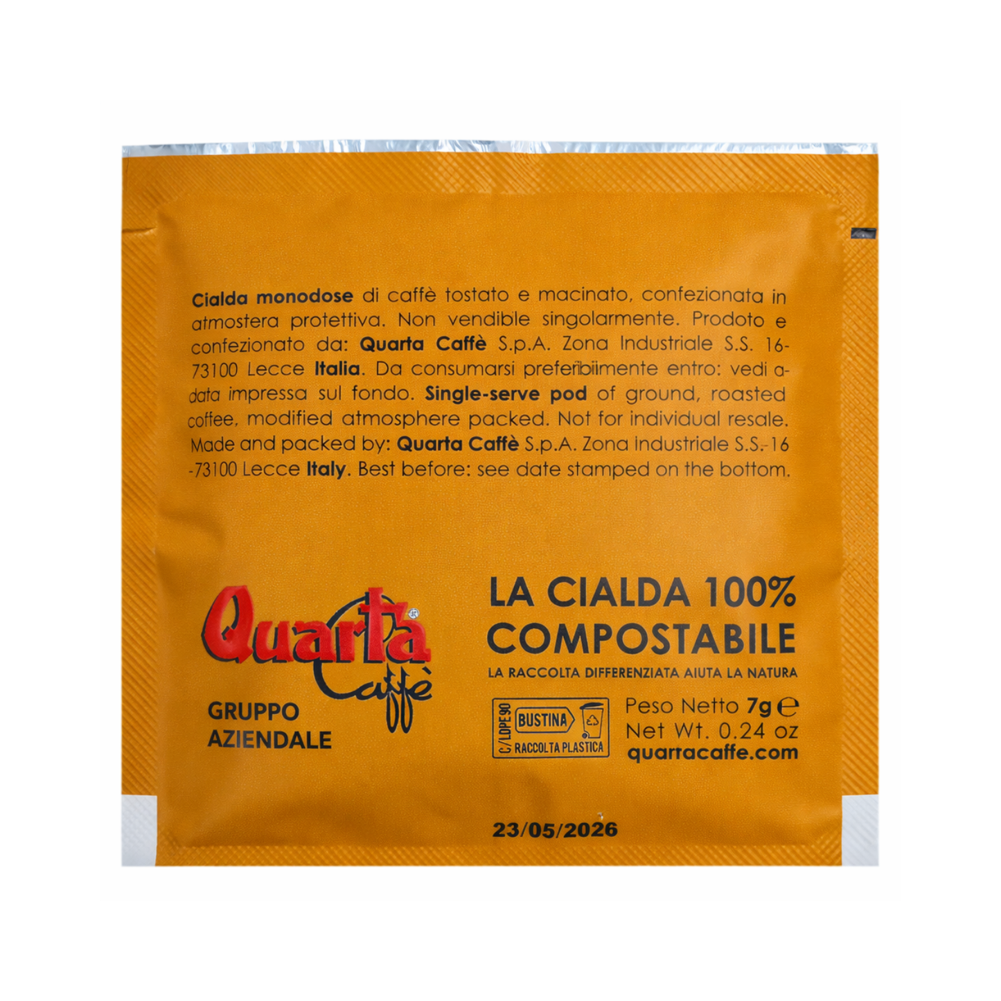 Quarta Moka/2 Pads 44mm 150Stk (1257)