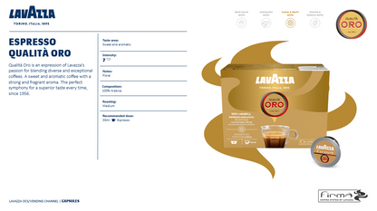 ESPRESSO Qualità Oro 48 capsules société LAVAZZA (9531)