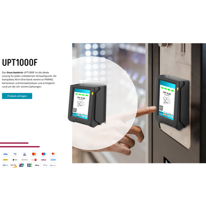 Paytec Zahlungsterminal für unterschiedliche Verkauf Automaten