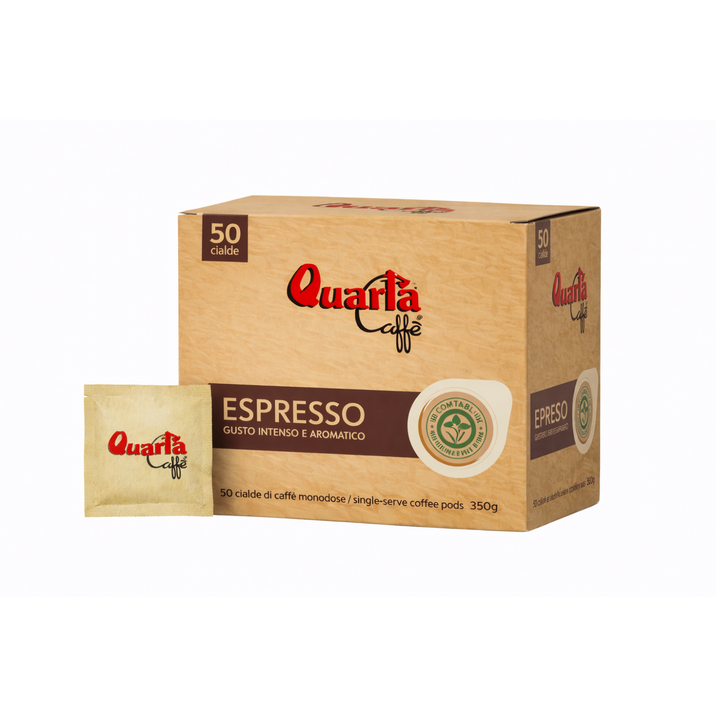 Quartà Caffè Espresso - 50 E.S.E. Kaffeepads