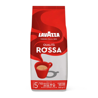 LAVAZZA Kaffeebohnen Qualità Rossa 500g x 12 Schweiz (05803)