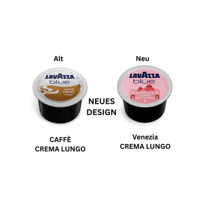 CAFFÈ Crema Lungo 100% Arabica LAVAZZA BLEU 100 capsules (970) 