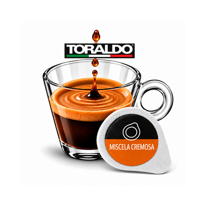 Caffè Toraldo Miscela Cremosa E.S.E. Kaffeepads 44 mm – 150 Stück (TO05)