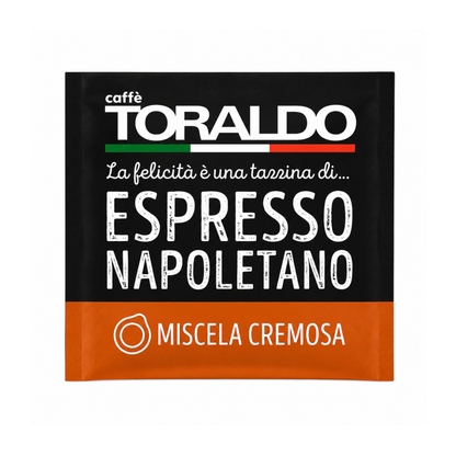 Caffè Toraldo Miscela Cremosa E.S.E. Kaffeepads 44 mm – 150 Stück (TO05)