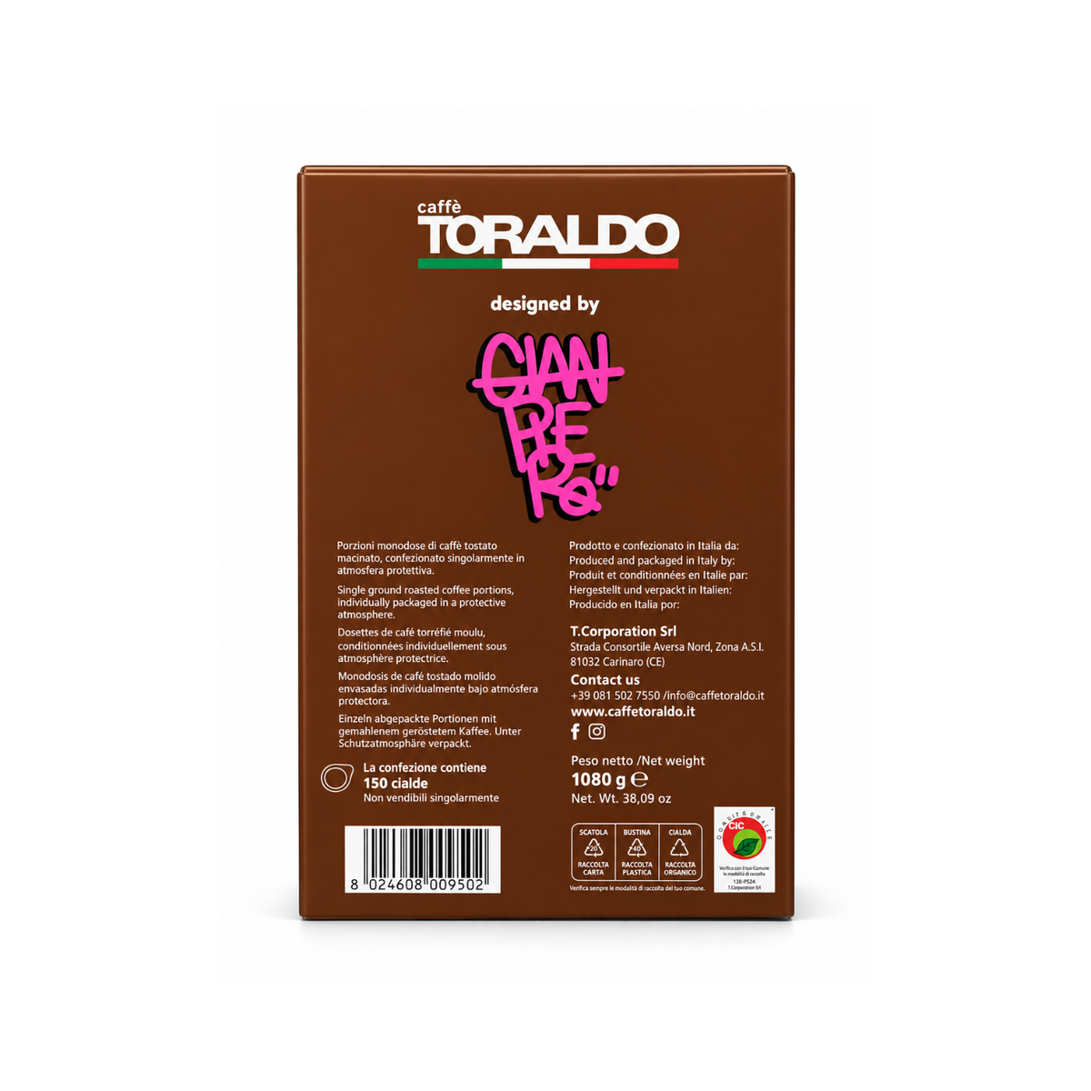 Caffè Toraldo Bello & Buono 150 E.S.E.-Pads Schweizer Shop