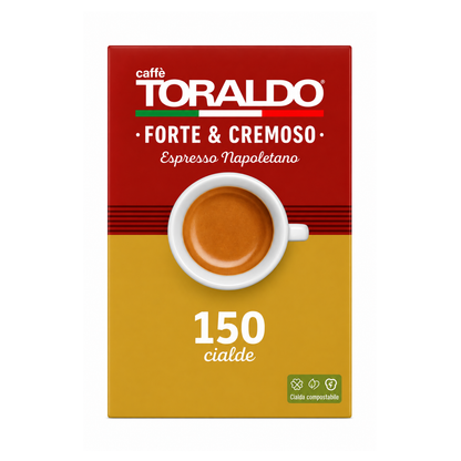 Caffè Toraldo Forte e Cremoso E.S.E. Kaffeepads 44 mm – 150 Stück (TO01)