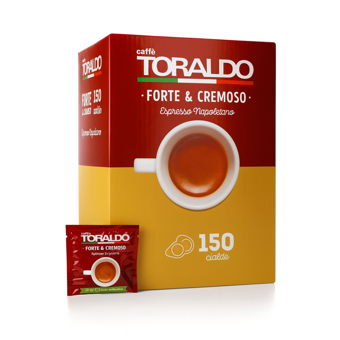 TORALDO Forte e Cremoso Kaffeepads Ø: 44mm 150 Stk. (TO01)