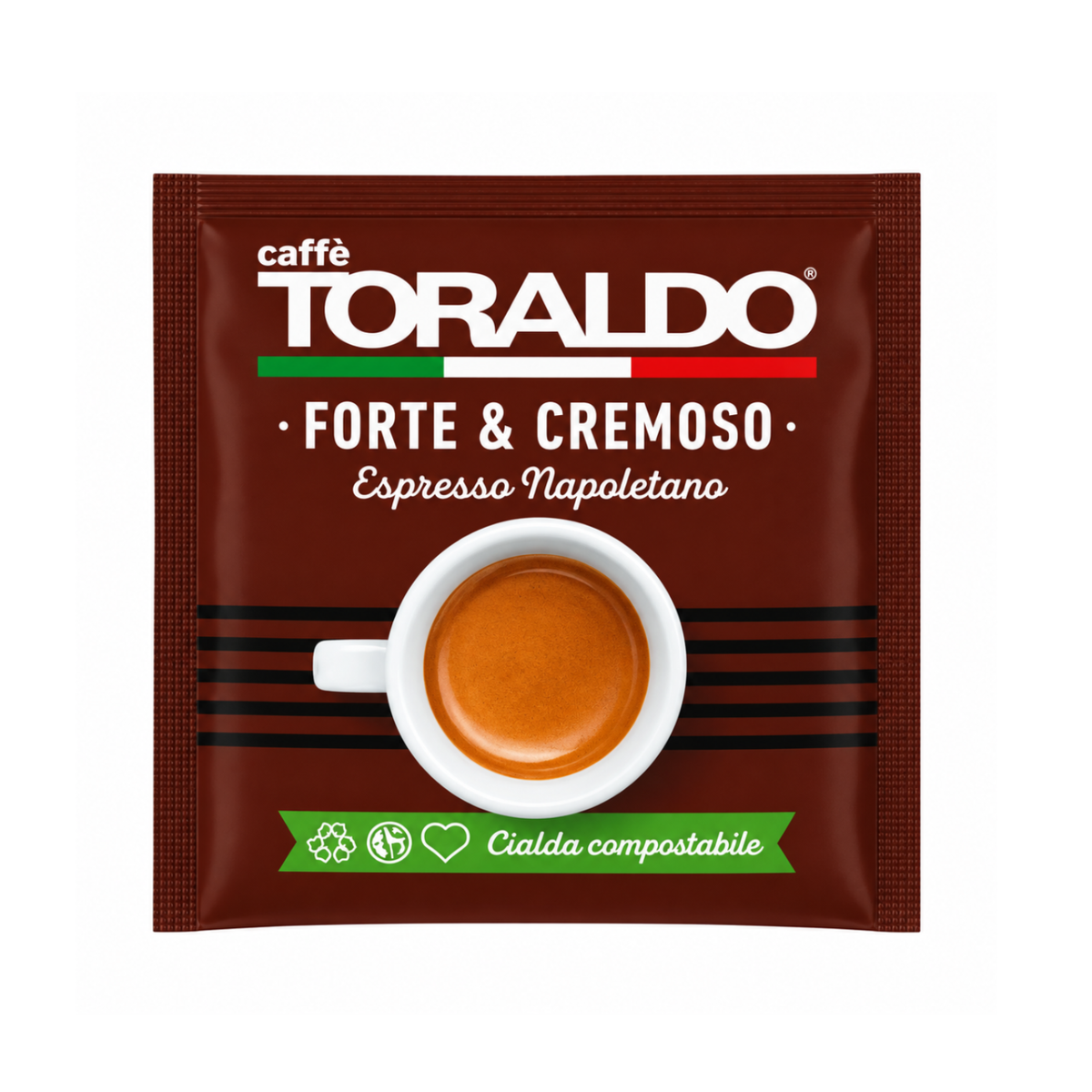 Caffè Toraldo Forte e Cremoso E.S.E. Kaffeepads 44 mm – 150 Stück (TO01)