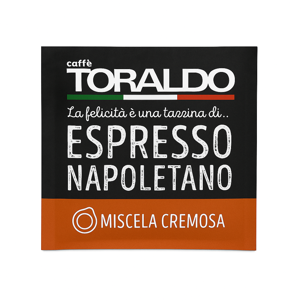 Caffè Toraldo Espresso Napoletano Cremosa - 50 E.S.E. Kaffeepads