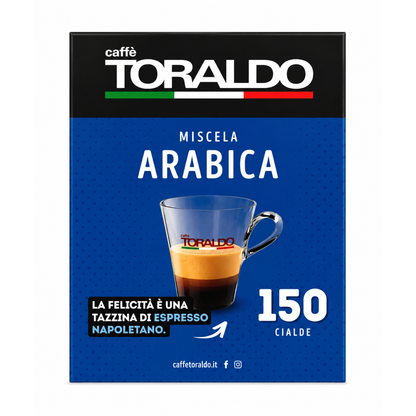 Caffè Toraldo Miscela Arabica E.S.E. Kaffeepads 44 mm – 150 Stück (TO03)