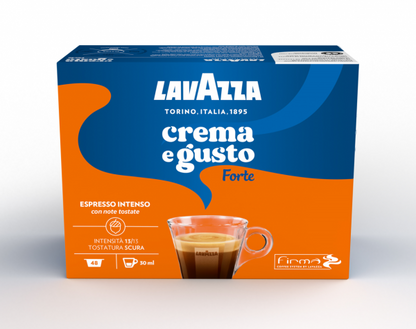 ESPRESSO Crema &amp; Gusto Forte 48 capsules société LAVAZZA (9533)