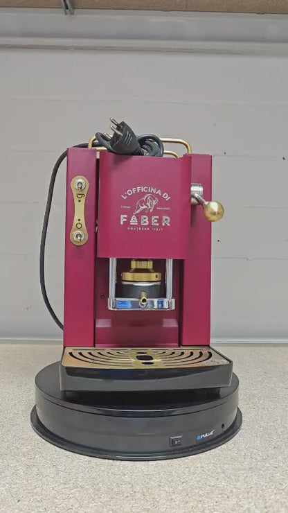 Faber Pro de Luxe Cherry Red Pads Kaffeemaschine Bei Prima Tazza AG Kaufen