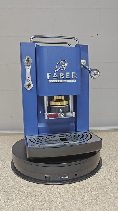 Faber Pro Essential E.S.E. Kaffeemaschine - Navy Blue Chrom (FAB09)