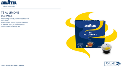THÉ AU CITRON LAVAZZA BLEU 50 gélules (869)