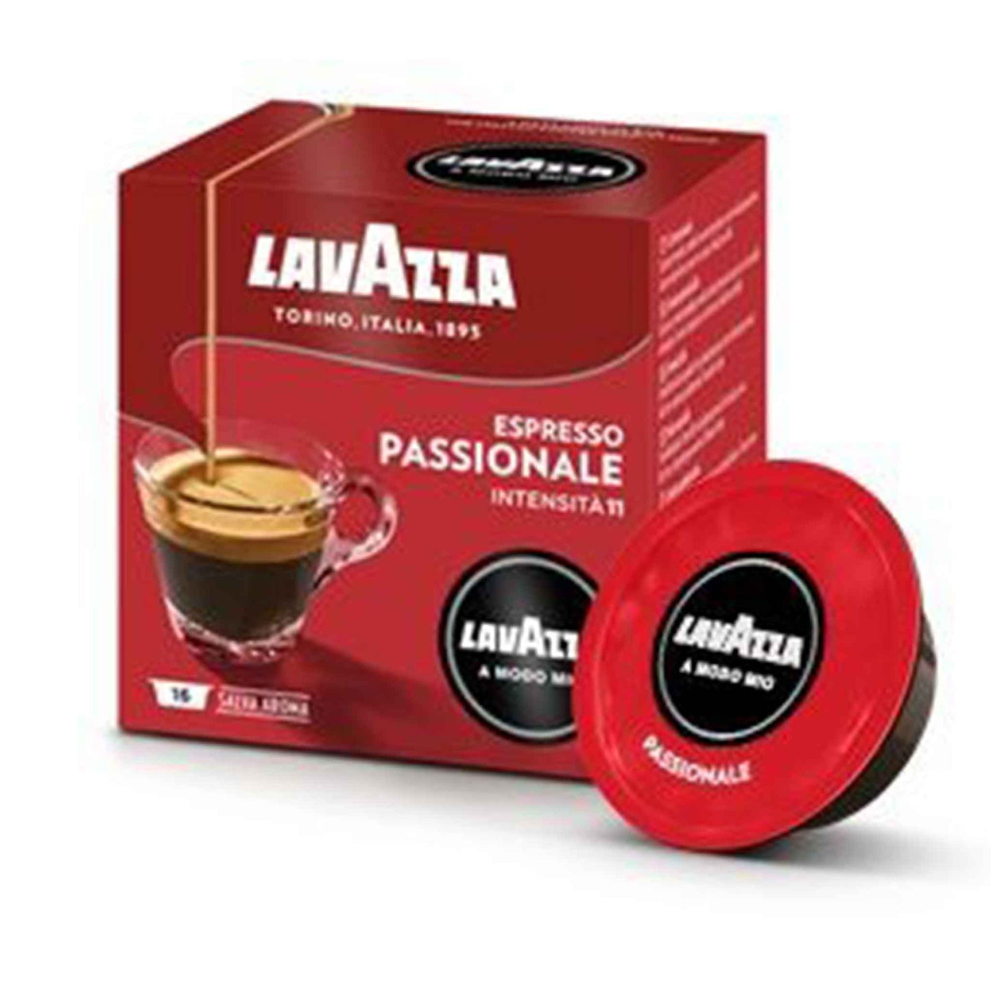 ESPRESSO Passionale 16 Kapseln LAVAZZA A Modo Mio (8600)