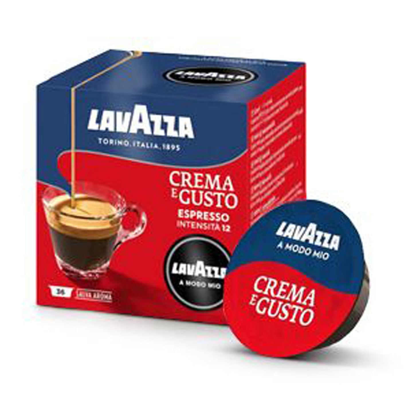 ESPRESSO Crema e Gusto 36 capsule LAVAZZA A Modo Mio (8889)